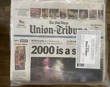 San Diego Union Tribune Y2K Limited Millennium Edition Certificate included picture