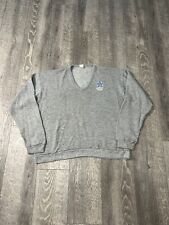 Vintage Epcot Sweater Mens XL 50/50 V Neck Jumper 1980s True VTG Preppy Retro picture