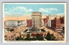 Cleveland OH-Ohio, The Square Looking East, Antique Vintage Souvenir Postcard picture