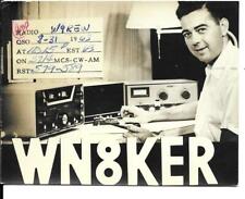 QSL 1963 South Charleston WV   radio card    picture
