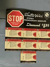 Electro Voice Diamond Phonograph Needles EVG Sheet  picture
