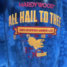 Virginia Tech 150th Anniversary Hardywood Beer Glass All Hail To Thee HOKIES picture