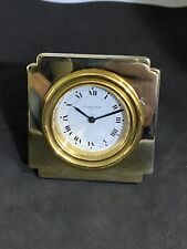 Must De Cartier Paris Gold-Plated Alarm 8-Day Travel Clock. picture