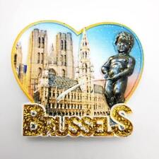 Brussels Belgium Refrigerator Fridge Magnet Travel Tourist Souvenir Gift Resin picture