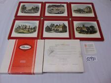 6 VINTAGE PIMPERNEL ACRYLIC PLACE MATS CASTLE-SHAKESPEARE-ENGLAND- WARWICKSHIRE picture