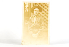 1916 RPPC BOY SCOUTS OF AMERICA Boy In BSA Uniform Postcard picture
