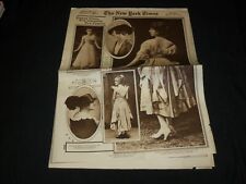 1915 OCTOBER 3 NEW YORK TIMES PICTURE SECTION - ONE PIECE FROCKS - NP 5604 picture