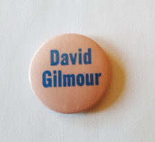 DAVID GILMOUR Pinback Button Badge Rare 1984 About Face Vintage Pink Floyd CBS picture