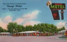 Postcard Navajo Motel Roswell NM New Mexico  picture