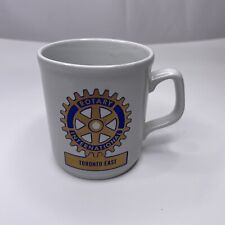 Vintage 1965-1969 Rotary International Toronto East 12oz Coffee Mug England Made picture