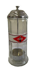Vintage Genuine Coca Cola Countertop Straw Holder Dispenser picture