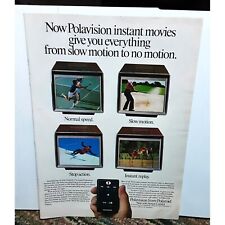1979 Polaroid Polavision Print Ad vintage 70s picture