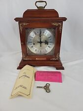 Hamilton Wheatland Mantel Clock Westminster Chime 8 Day Tested Working With Key picture