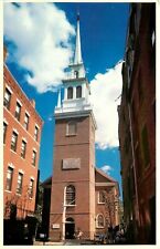 Old North Church Salem St Boston Massachusetts MA Postcard picture