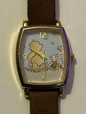 Vintage Seiko Disney Women's Watch Winnie The Pooh & Piglet FSC# 39653-1 picture