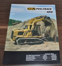 ASV Posi-Track Loader MD 4810 Crawler Tractor Specification Brochure Prospekt picture