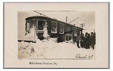 RPPC Conestoga Trolley STRASBURG PA Lancaster County 1909 Real Photo Postcard picture