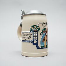 Beer Mug Art Nouveau Merkelbach & Wick „ Girl Ich Komm For You …“ Relief V.T4U picture