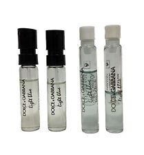 Dolce Gabbana Lot Of 4 Light Blue Sample Spray & Splash As Pictured 1.5ml picture