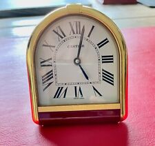 *** Cartier Alarm /Desk Clock  Condition = 10 or A+ New battery refresh *** picture