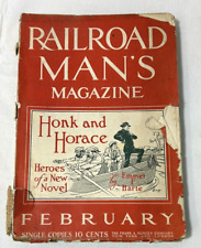 Railroad Man's Magazine Feb 1912 Frank Munsey Co Many advertisements picture
