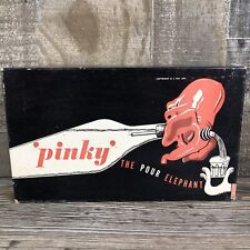 Vintage MCM Pinky The Pour Elephant Advertising Box Barware picture