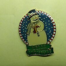 Vintage Merry Christmas Snowman Lapel Pin ME China picture