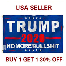 3x5 Ft Trump 2020 No More BS President Flag President Donald Trump b3 picture
