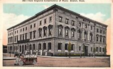 Vintage Postcard 1923 New England Conservatory Of Music Boston Massachusetts MA picture