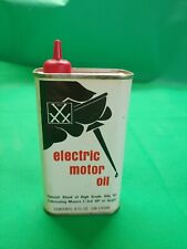 VTG Triple XXX Electric Motor Oil Can Handy Oiler 8 FL OZ Used picture