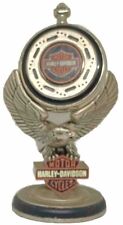 Franklin Mint Harley Davidson Precision Pocket Watch with Eagle Stand 1998 picture