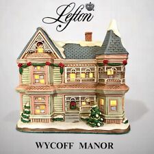 Vtg Limited Edition Lefton Colonial Village Wycoff Manor 1995 Numbered 2977/5500 picture