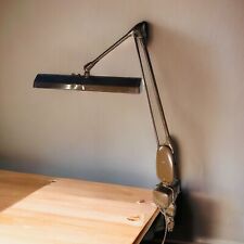 Vintage DAZOR Floating Fixture Drafting Table Articulating Arm Industrial Lamp picture
