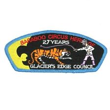 2013 Baraboo WI Circus Heritage 27 Years CSP Glacier's Edge Patch Boy Scouts BSA picture
