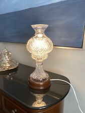 Irish hand cut crystal lamp, By Dingle Crystal picture