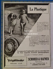 VOIGTLANDER Schober Hafner HELIAR Advertising Camera 1930 picture