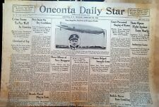 Oneonta Daily Star February 28 1928 Navy Dirigible Los Angeles Robert Cannefax picture