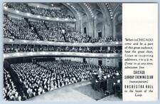 1920's CHICAGO SUNDAY EVENING CLUB ORCHESTRA HALL*JOHN NUVEEN*A J McCARTNEY picture