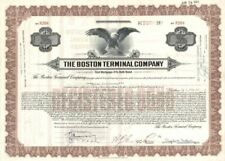 Boston Terminal Co. - $1,000 Bond - Railroad Bonds picture