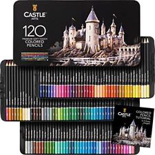 Castle Art Supplies 120 Colored Pencils 120 Count (Pack of 1), Assorted Color  picture