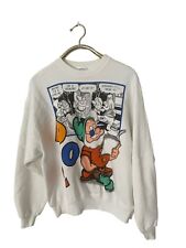 VTG 80s Snow White & seven Dwarfs Doc Sweatshirt one size fits all picture
