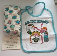 Cabbage Patch Bib Diaper And Card Vintage Xavier Roberts Collectible 1980’s picture