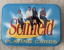 Vintage Seinfeld Playing Cards Sealed In Collectible Tin New 90’s Retro picture