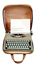 Hermes Rocket Paillard Portable Typewriter Seafoam Mint Green Vintage 1964 picture