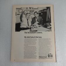 Vintage Print Ad Nikkormat Ftn Camera Sports Illustrated Oct 18, 1971 picture