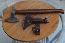 Rare damascus handforged Crusaders batle axe/knif New From The Eagle Collectio  picture