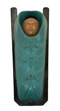 Vintage Native American Eskimo Inuit Baby In Blue Papoose Plastic Doll Toy Decor picture