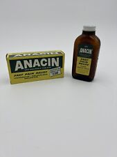 Vintage 1960s  Anacin Analgesic Tablets (200)  Box & Bottle For Decoration picture