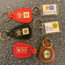 Lot of 5 Vintage Opel Keychains - 1980s Classic Car Memorabilia from Denmark picture