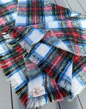 VTG Mohair Blanket 48 x 68 CRAIG-NA-CREIDHE Scotland Large Blend Plaid Rare picture